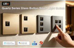 L10U Quartz Series Glass Button Smart Light Switch